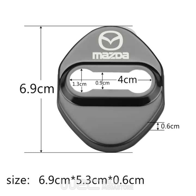 CACHE DE PROTECTION POUR SERRURE DE PORTE MAZDA